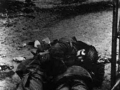 German photograph of a Paratrooper killed helping his comrade