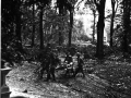 Wounded being carried away, Hartenstein Hotel, 24th September 1944