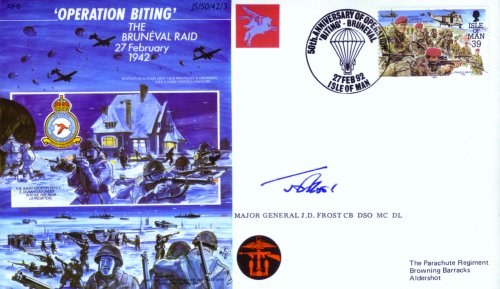 Bruneval Raid - signed by John Frost