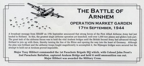 The Battle of Arnhem 50th Anniversary information